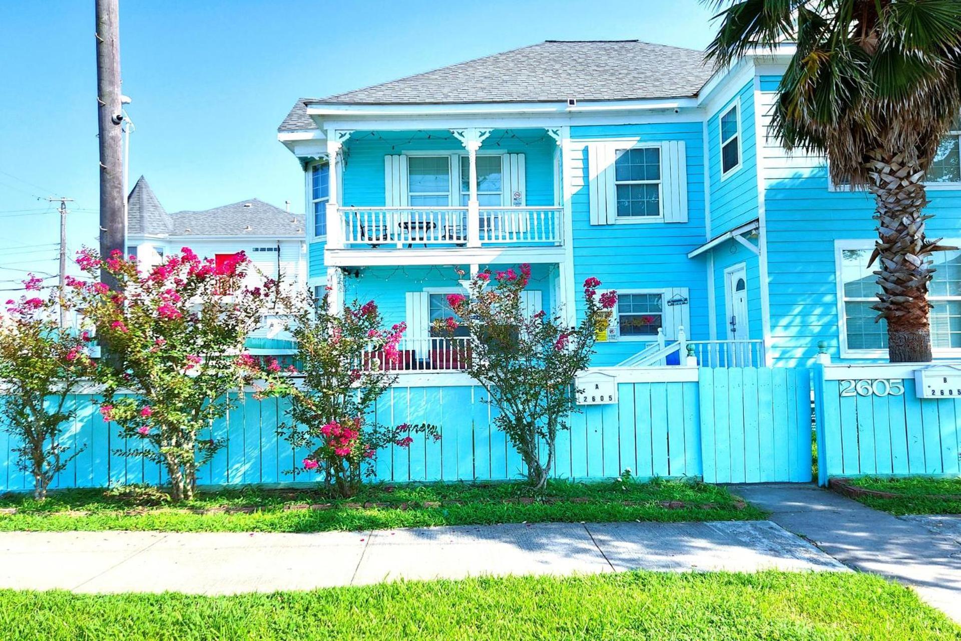 Casaazul-2605B-Pleasure Pier & Beach A Block Away- 3Bed 2Bath 7 Beds- 7 Minutes To Cruise Terminal Galveston Extérieur photo